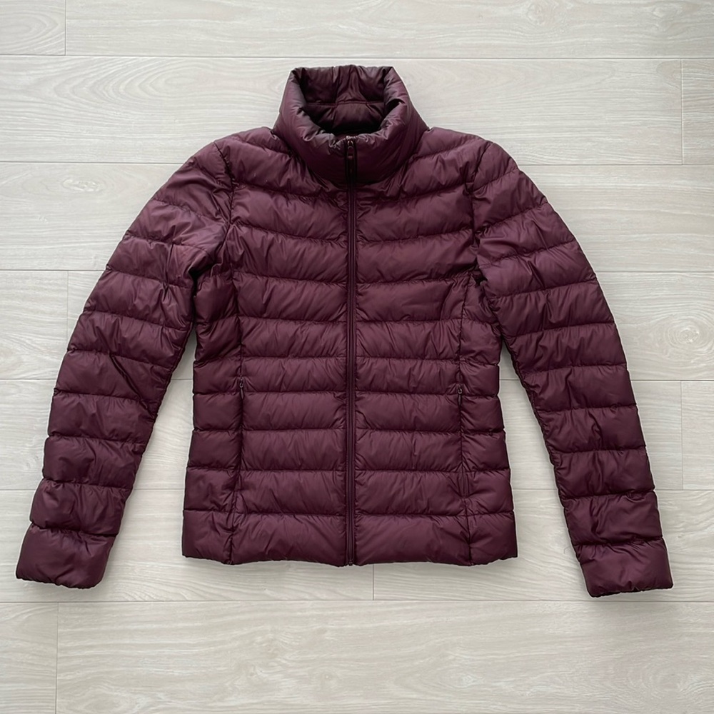 Uniqlo Burgundy Ultra Light Down Jacket